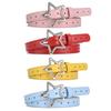Pu Leather Pentagram Buckle Waistband Elegant Waistbands For Women Girls Sweet Dress Pants Decoration Waist Belt