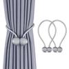 2Pcs Curtain Tiebacks Creative Curtain Buckle Modern Curtains Accessories Free Mounting Magnetic Room Decor Curtain Binding