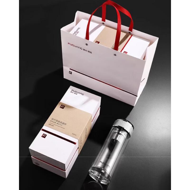 FUGUANG JunYa 300ml Double-Layer Glass Tea Cup