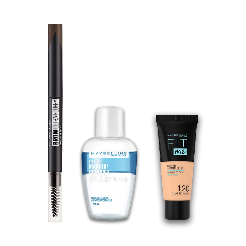 

Maybelline MAYBELLINE Fashion Brow N remover mini Eyebrow Natural dark brown Powder-in-Pencil [with + foundation] BR-1