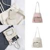 Clear Tote Bag Women Large Capacity Pu Fashion Casual Shoulder For Daily Use