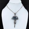 Ruby In Blue Kyanite Pendant Copper Wire Wrapped Pendant Genuine Gemstone Pendant Handmade Wire Wrap Jewelry Gift For Friend Copper Jewelry