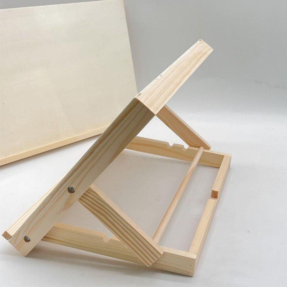 Portable Sketching Board Adjustable Angle Painting Holder Wooden Table Easel Art Students