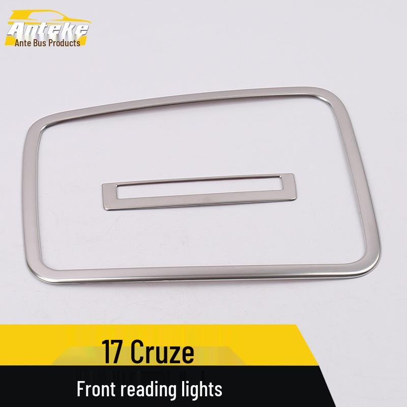 17 Cruze Front Reading Light Ring & Console Light Frame Cover Patch