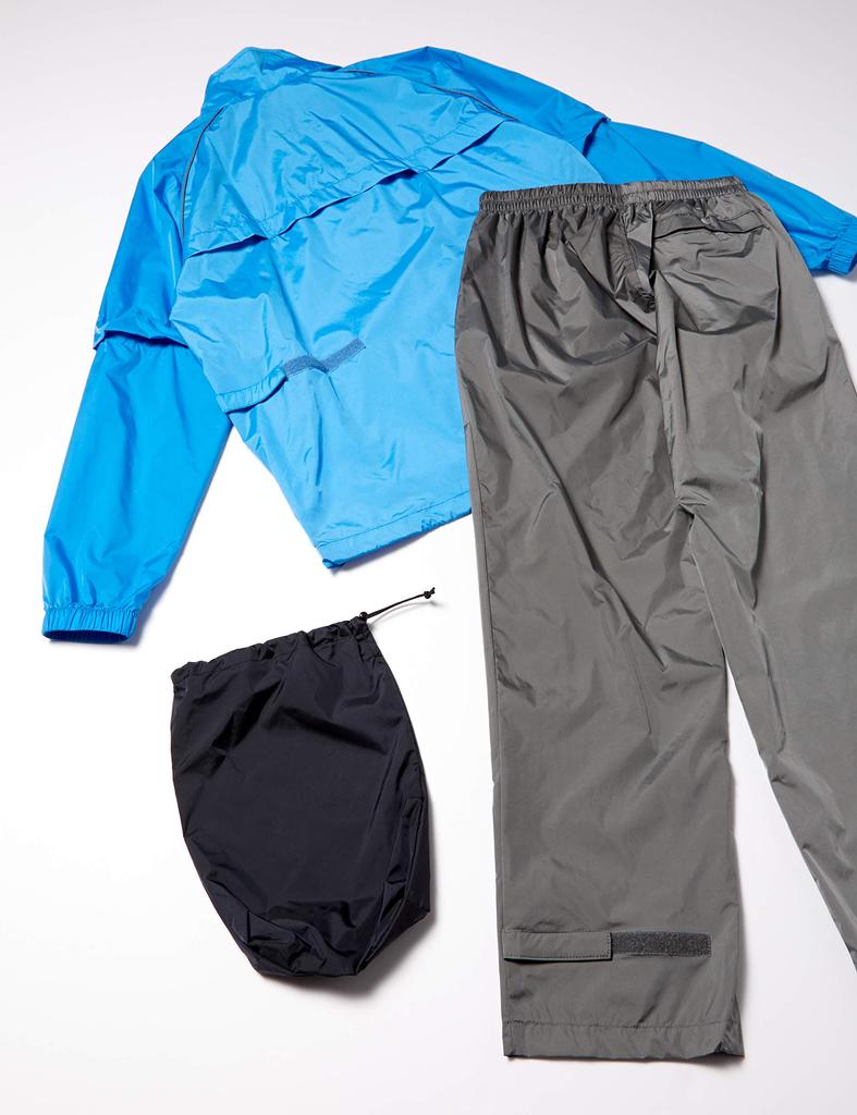 Kasco Rainwear Top and Bottom Set Blue M ARW-006