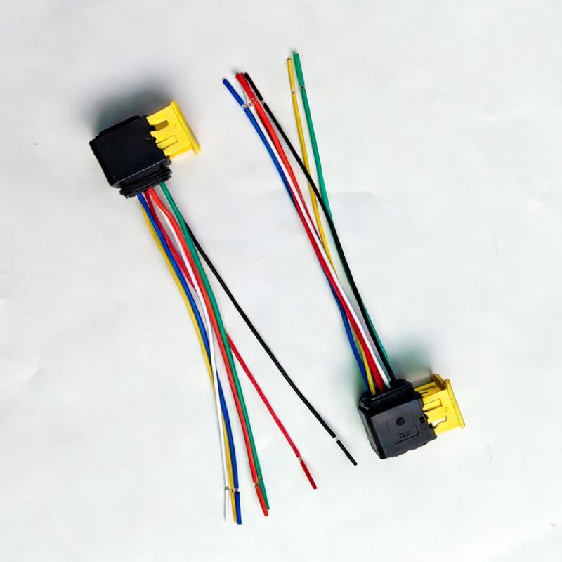 2Pcs 7 Pin Connector Plug Socket For Mercedes Benz Actros MP4 MP5 Truck Tail Light Wire Harness Spare Parts Accessories