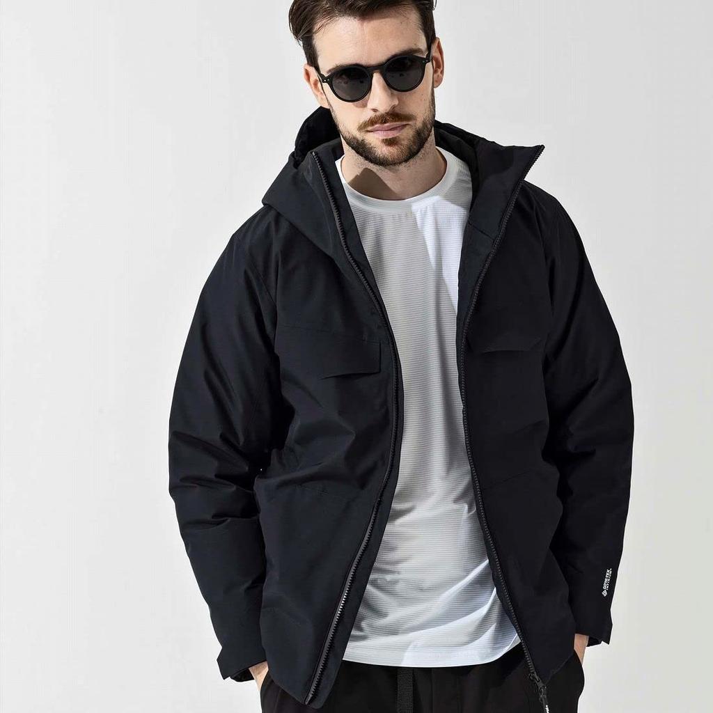 TEX INFINIUM Down Medium +phenix Men's Jacket, Khaki,