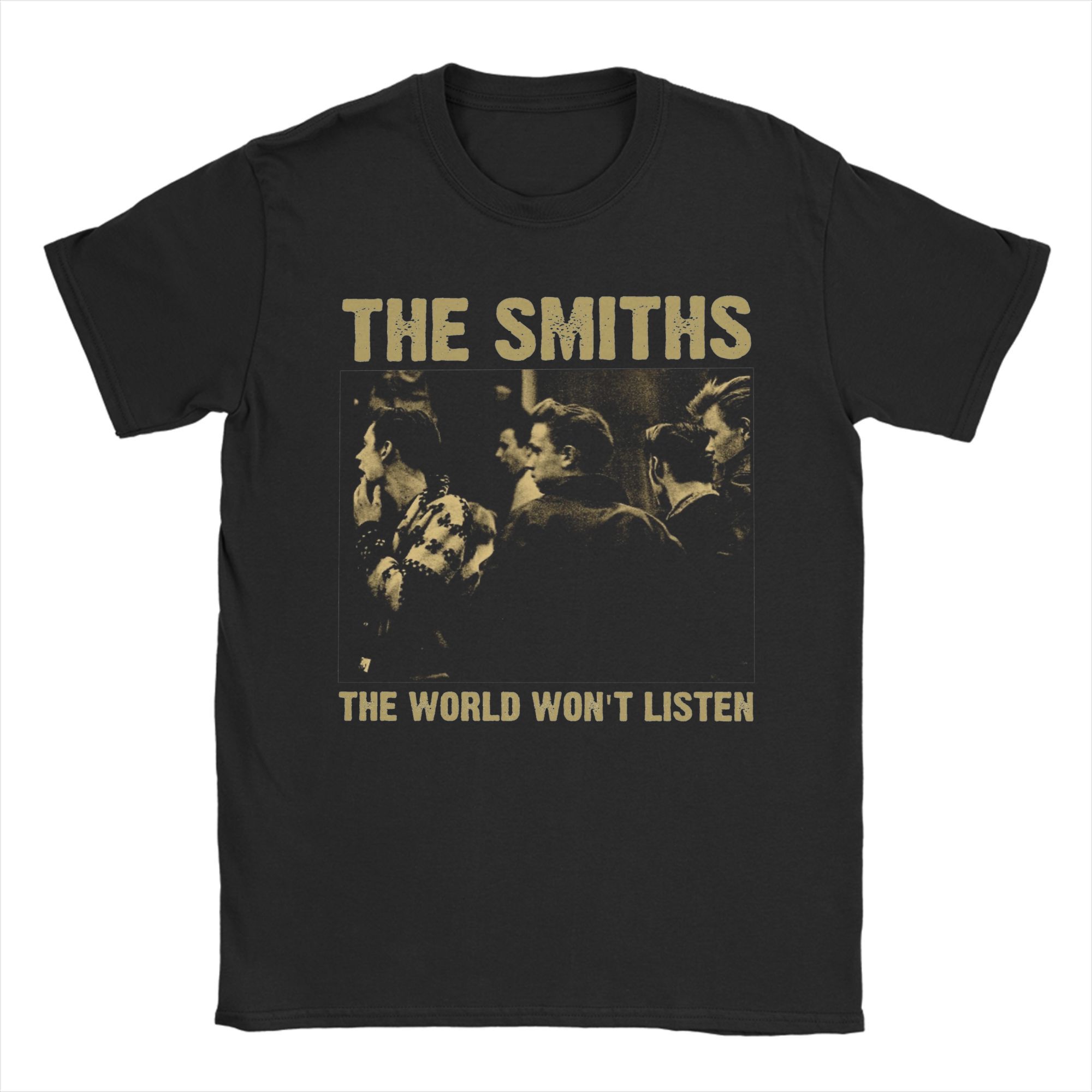 

The Smiths T-Shirts for Men Fashion Pure Cotton Tee Shirt O Neck Short Sleeve T Shirts Plus Size Clothes 4XL