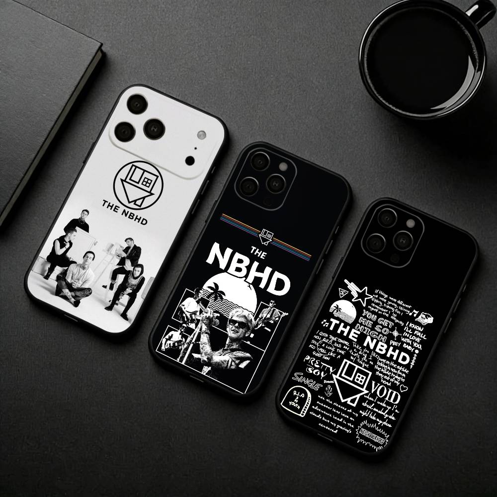 Band NBHD The N-Neighbourhood-D Phone Case For iPhone 17pro,16,15,14,13,12,11 Plus,Pro Max,XS,Soft Silicone Black Cover