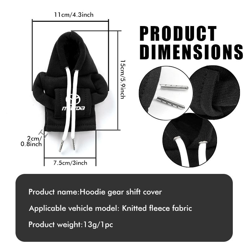 For Mazda Car Gear Shift Knob Cover Hoodie Shifter Boot Dust Cover Car Interior Decoration CX9 MX5 RX8 Axela Demio Atenza MS GJI