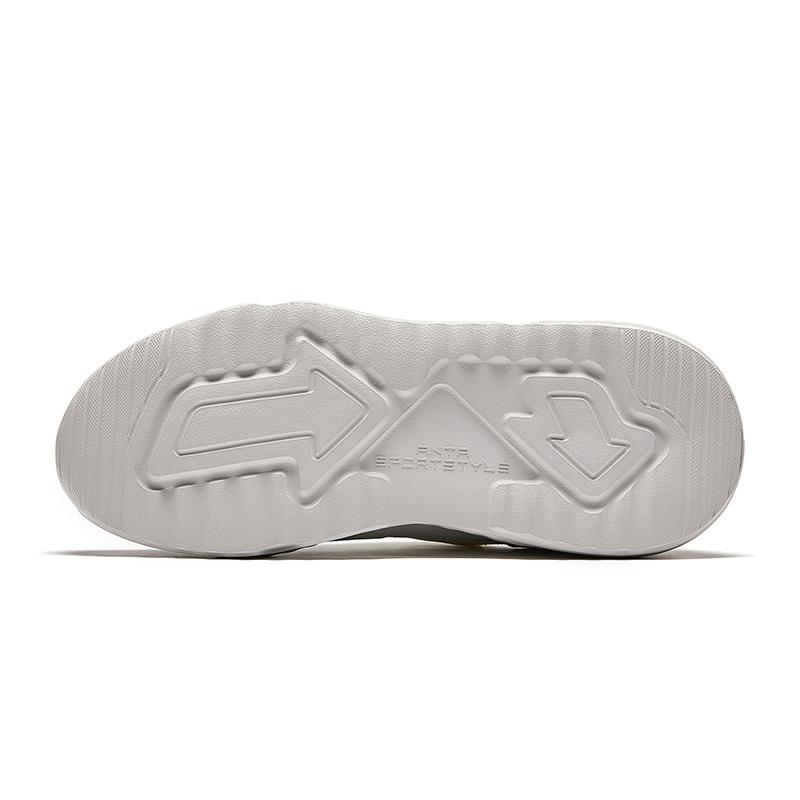 Anta Unrestrained Series Comfortable Shock Absorption Non-Slip Wear-Resistant Low-Top Casual Shoes Women sneaker White Gray Red 922448816-3