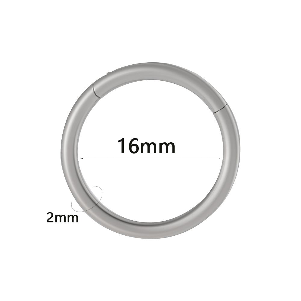 Segment klikacího septa z chirurgické oceli 1ks Kloubový kroužek Nos Obruč na rty Obruč ušní chrupavka Piercing do ušního boltce Tragus Helix