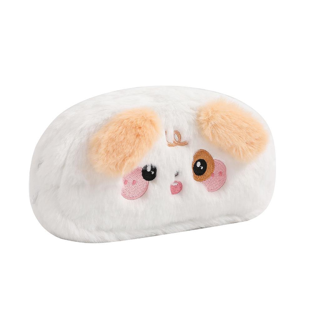 Rabbit Cartoon Dog Pencil Case Dog Stationery Storage Bag Plush Pen Bag  Cosmetic Bag
