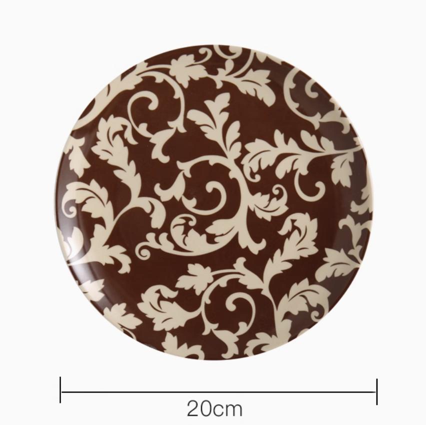 

Креативная керамическая настенная тарелка – декоративное искусство для ресторана или дома 20cm B