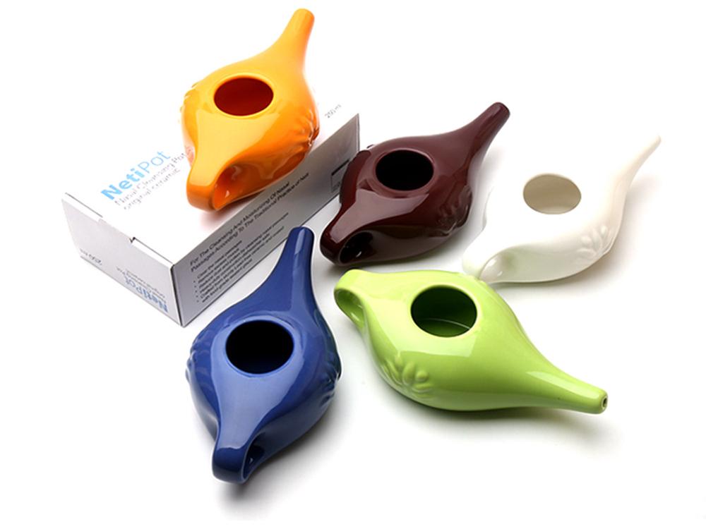 Keramický Neti Pot pro výplach nosu pro jógu a domácí péči o zdraví