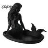 Desktop Storage Tray 3D Printed Mermaid Jewelry Tray, Vintage Rings Earrings Necklaces Organizing Display Dish, Decorative Trinket Keys Holder