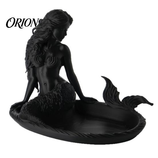 Desktop Storage Tray 3D Printed Mermaid Jewelry Tray, Vintage Rings Earrings Necklaces Organizing Display Dish, Decorative Trinket Keys Holder