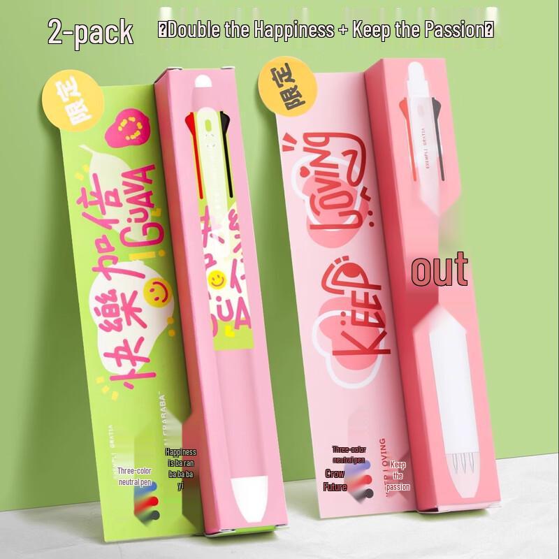 3-in-1 Multi-Color Click Gel Pen