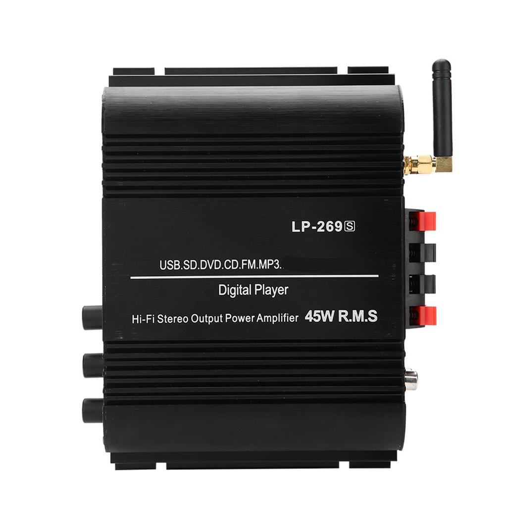 For Lepy LP‑269S Bluetooth Power Amplifier 4 Channel With Remote Control For Home