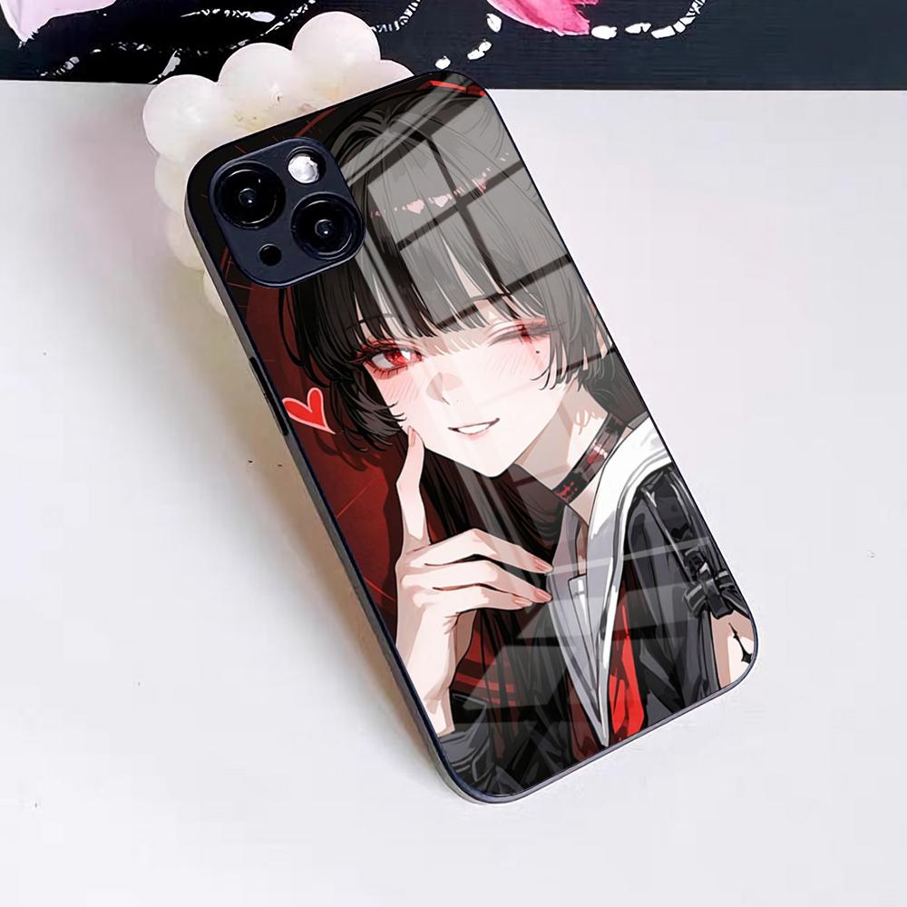 

Game Wuthering Waves Chisa Phone Case For IPhone 17 Pro Max 16 15 14 Pro Max 13 11 X Xs Xr 8 7Plus Glass Cover iPhone 15 Pro