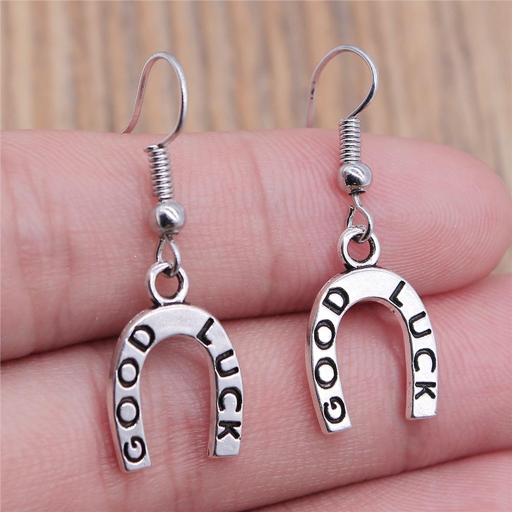 50 Styles Animal Pendant Dangle Earrings Drop Earrings Antique Silver Color Plated Unicorn Horse Elephant Snake Tiger Earrings