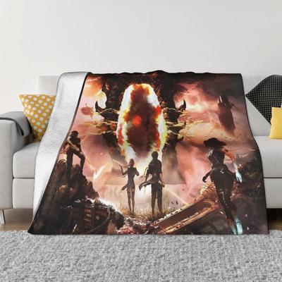 Clair Obscur Expedition 33 Manta de Juego de Lana Verano Multifunción Manta Super Suave para Cama Oficina Edredón