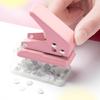 Plastic Hole Puncher For Multi Page Documents Smooth Punching Mechanism Travel Friendly Design Ideal Study Office Tool