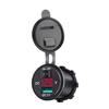 Quick Charge 3.0 USB Car Charger Socket LED Voltmeter Switch For Car Marine ATV