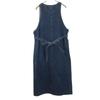 PINK HOUSE denim Jumper skirt Indigo blue Jeans Dress Women Used