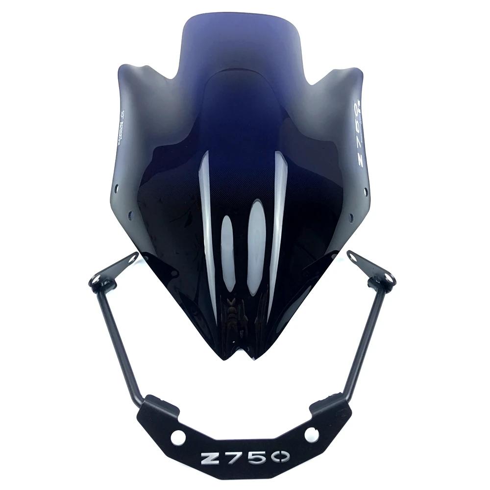Кронштейн ветрового стекла мотоцикла для Kawasaki Z750 Z750R Z 750 2007 2008 2009 2010 2011 2012