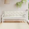 VidaXL Set of 2 Garden Bench Cushions, Balcony Pillows, Seat Cushions Patio Gardening Terrace Outdoor, 4002621