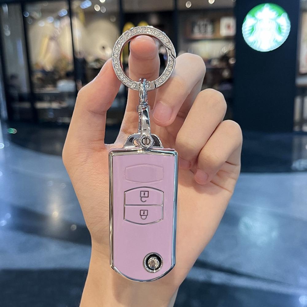 2/3 Buttons TPU Flip Folding Remote Car Key Case Fob For MAZDA 3 5 6 Series M6 RX8 MX5 Shell Hold