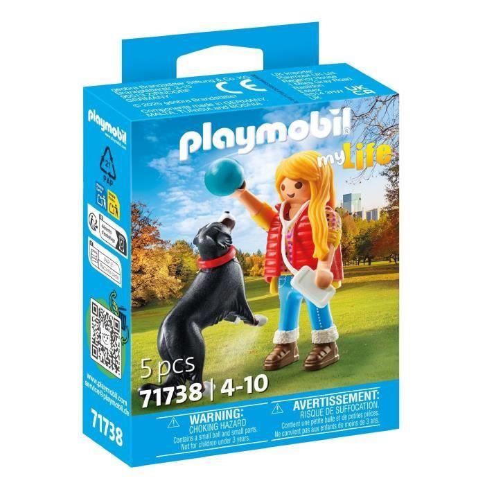PLAYMOBIL 71738 Junges Mädchen mit Berghund, My Life, 5 Teile, Ab 4 Jahren