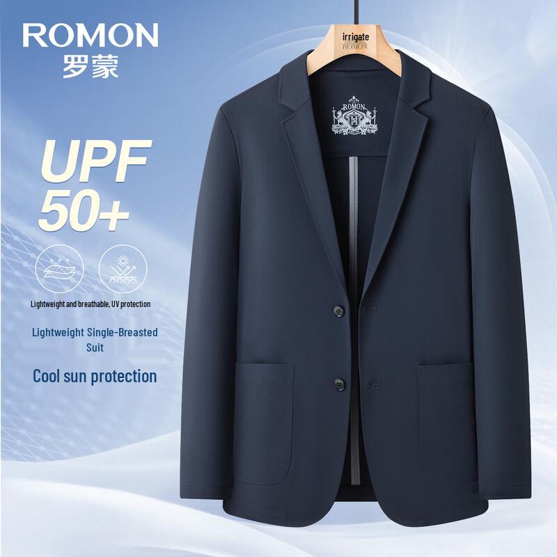 ROMON Men s Ice Silk UPF50+ Sun Protection Blazer M