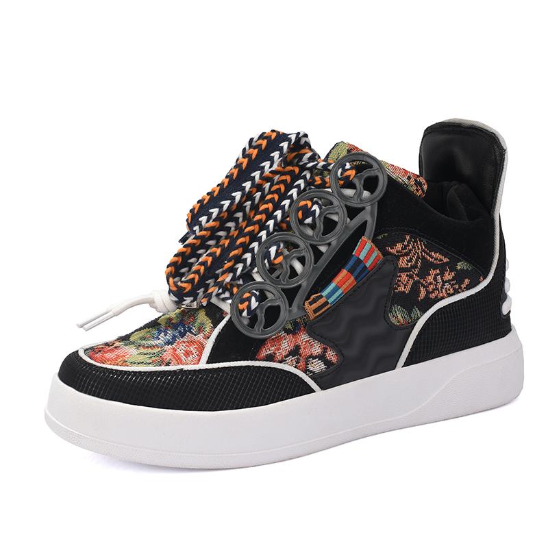 Flat Walking Sneakers Men Jogging Shoes For Men Punk Casual Shoes Wide Running Shoes Vulcanized Sneakers Men Street Style 2024