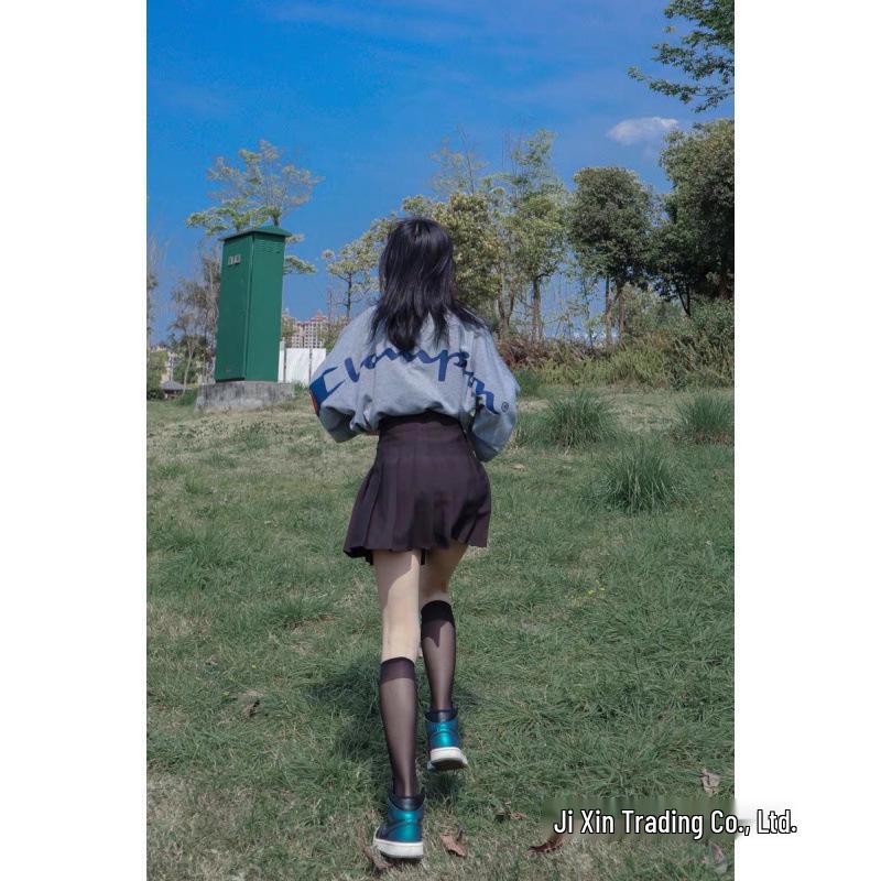 

Кружевные сетчатые чулки в стиле Лолиты - Эластичные черные колготки One size fits 80-160 lbs, discreet shipping