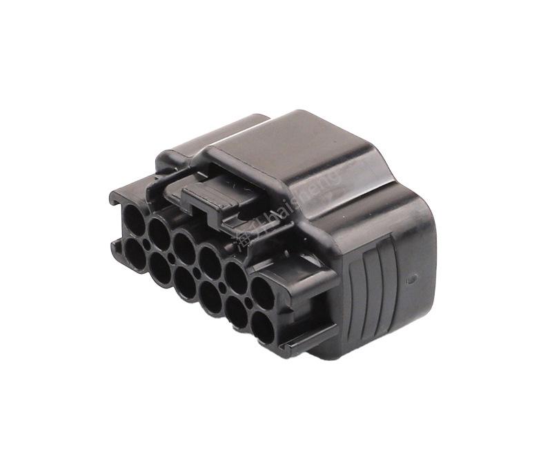 12-Pin Black Automotive Wiring Connector Plug 90980-11151