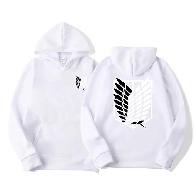 Japan Anime Attack on Titan Men Hoodies Spring Autumn Hip Hop Casual Pullover Top Hoodie Fashion Sweatshirts Jogging Sportswear