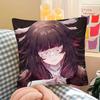 Pc GGenshin Columbina Impact Pillow Case Fashion Square Pillowcase Bedroom Sofa Room Ins Decoration Leisure