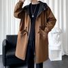 ROMON Men's Mid-Length Business Trench Coat