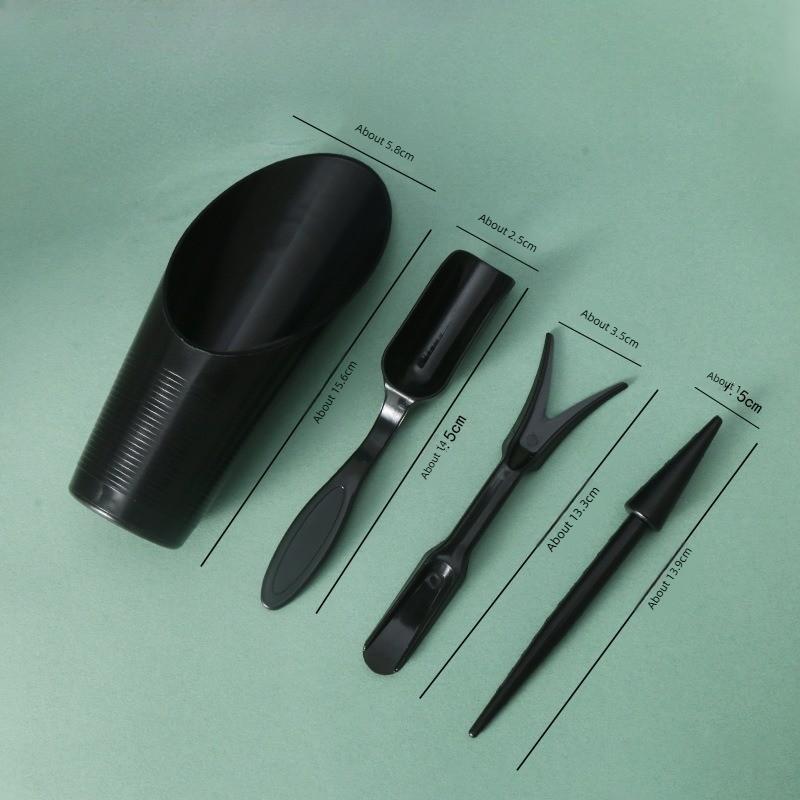 Garden Tools Succulents Shovel Seedling Transplanter Punching Tool Gardening Supplies Color Plastic Tool Four-piece Set