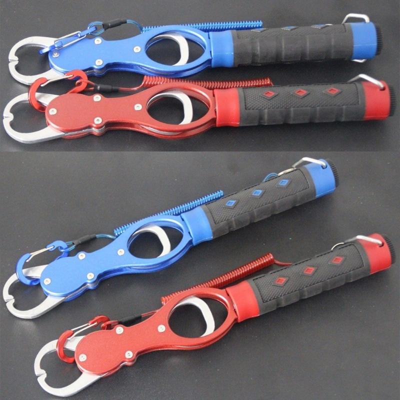 Fishes Control Clamps Grabber Aluminum Alloys Fishes Lip Gripper with Scale Professional Fishes Grabber Easy To Use
