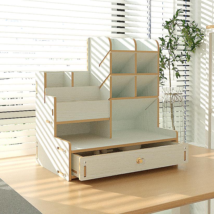 

Скандинавская Модная Офисная Коробка для Документов Большой Вместимости с Отделениями и Настольный Органайзер для Ручек