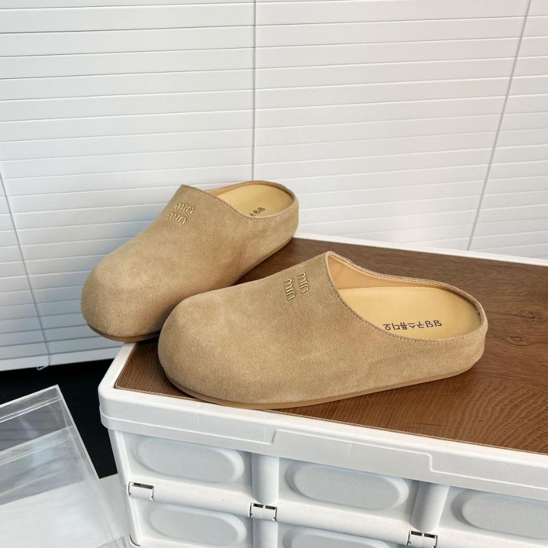 Retro Baotou dam sommar ny mjuk sula vardaglig mångsidig med kjol vardagliga halvtofflor