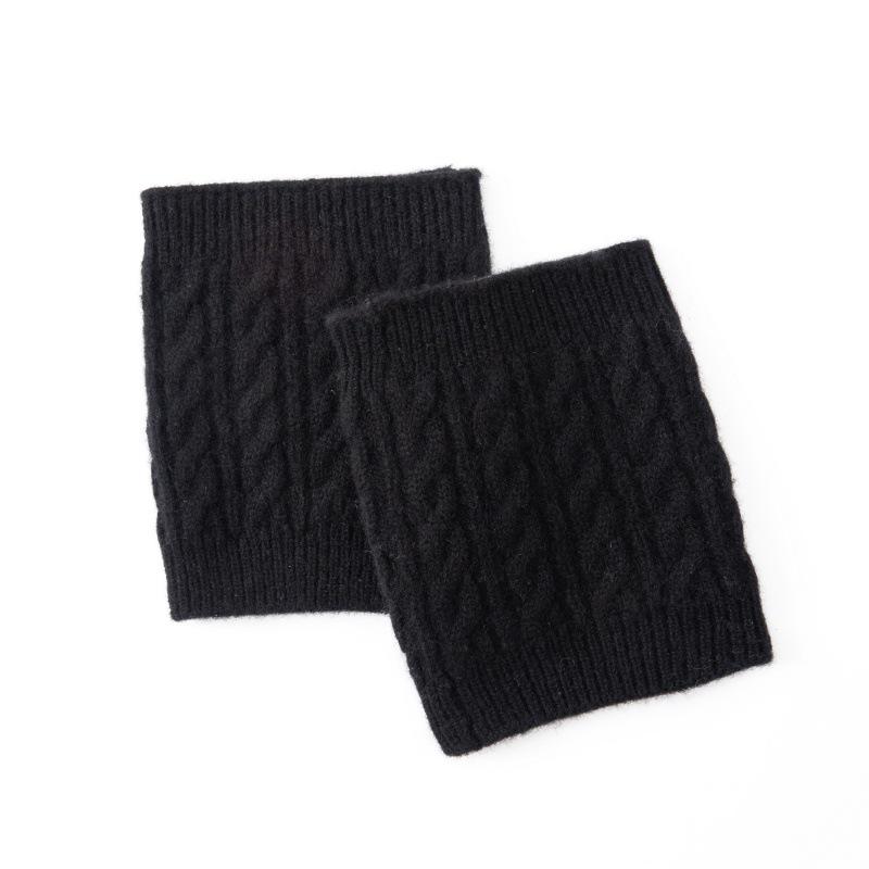 100% Pure Cashmere Knit Leg Warmers - Warm Wool Calf Protectors for Autumn & Winter
