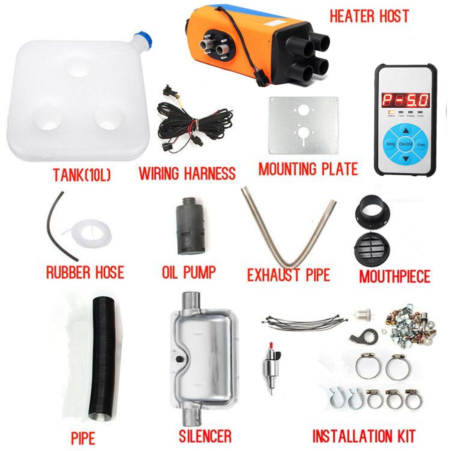 5000W 12V Air Diesel Fuel Heater For Car Truck Motor-home Boat Bus Van