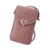Womens Phone Bag Touchable Leather Change Bag Crossbody Mini Shoulder Bag Wallet