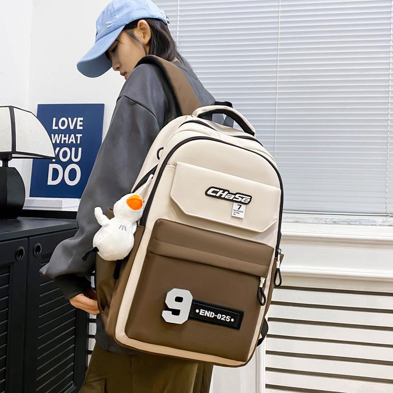 school students Contrast colors Strong and durable Handsome large capacity High value High school students Middle school backpack