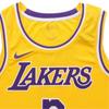 Nike NBA Anthony Davis LA Lakers Icon Edition 2020 Jersey Yellow Men Streetwear CW3669-728