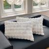 Pillow Cover Solid Color Design Plush Soft Pillow Case Autumn Winter